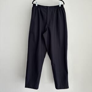 Nike Golf Pants Mens XL Black Storm FIT Rain Wind Zip Ankle Elastic Waist